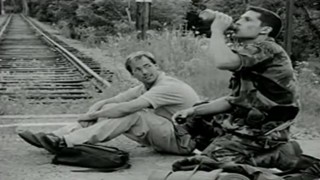 Walking can be thirsty work Aaron Jackson and Ron Marnich star in Biophage(2010)
