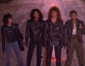 The Cycle Sluts prepare to kick some zombie ass