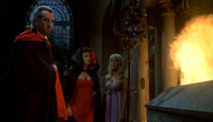 Count and Countess Karnstein and Mircalla in Lust For A Vampire (1971)