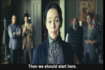 Geraldine Chaplin as the Medium Aurora in The Orphanage (2007)