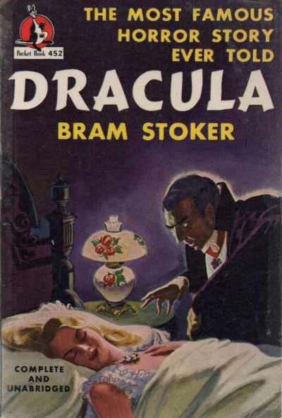Dracula by Bram Stoker: Vintage Book Cover