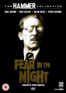 If you want to know what the Fear in the Night (1972) DVD cover looks like, this is it. If you want to know if the movie is any good, you need to read my Fear in the Night movie review.