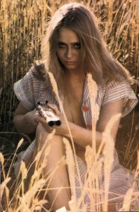 Linda Hayden in a Scene from the 70s movie House on Straw Hill