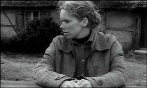 Liv Ullman in a scene from the Ingmar Bergman movie, Hour of the Wolf (Vargtimmen - Original Swedish Title)