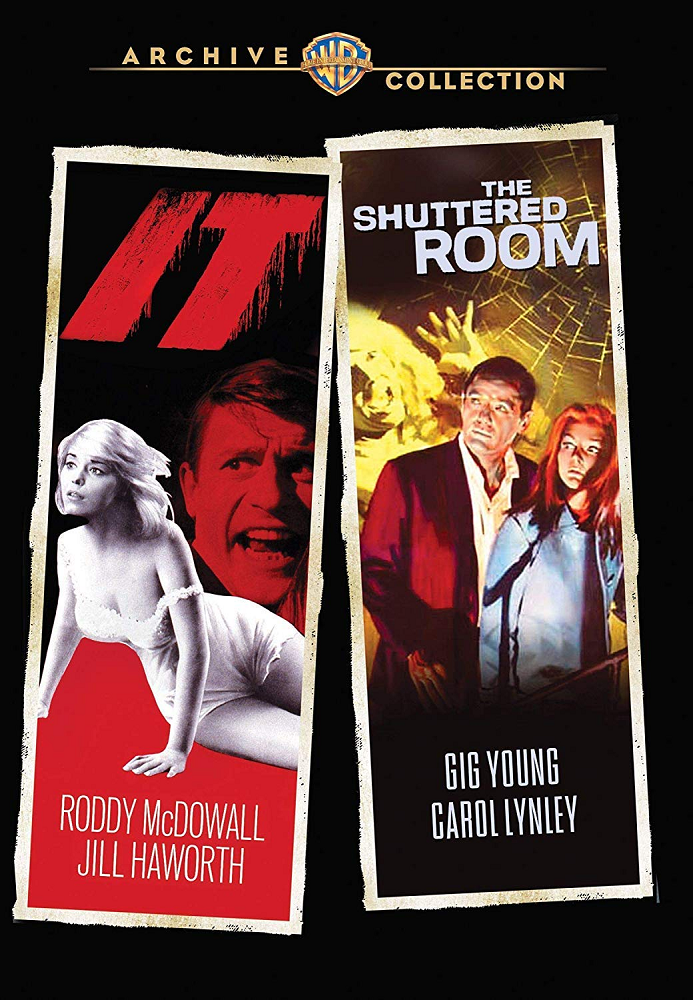 DVD Case: It!, Starring Roddy McDowall + The Shuttered Rook, Starring Oliver Reed