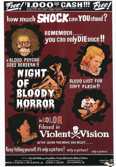 Night of Bloody Horror (GIF image Showing Scenes from the Movie)