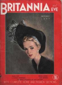 Britannia and Eve magazine - front cover (October 1947)