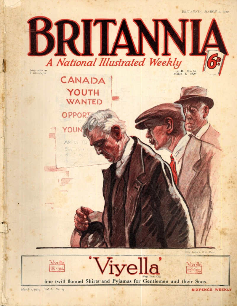 Britannia magazine: front cover (1 March 1929)