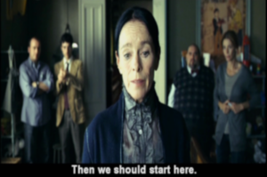 Geraldine Chaplin as the Medium Aurora in The Orphanage (2007)