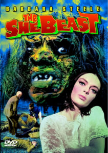 The She Beast (1966) - DVD cover featuring Barabara Steele