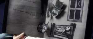 Some of the pages within Mister Babadook