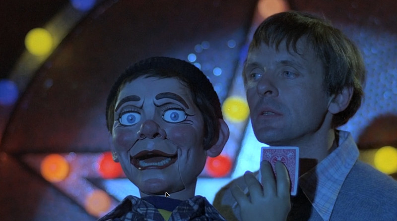 Anthony Hopkins in a scene from Magic (1978)