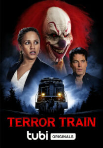Terror Train (2022) - Promotional image featuring Robyn Alomar and Tim Rozon