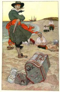 Howard Pyle Pirate illustration