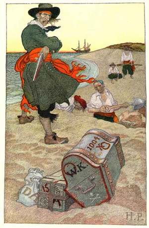 Howard Pyle Pirate illustration
