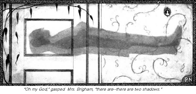 Illustration by Peter Newell (for the Story The Shadows on the Wall by Eleanor Wilkins Freeman)
