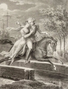Lenore: Illustration by Johan David Schubert (1761 - 1822)