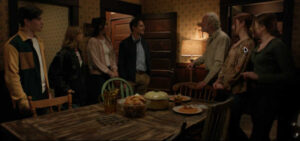 Keith and his family arrive at the home of their intended victims in Lowlifes (2024)