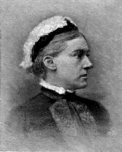Sketch of Rhoda Broughton (Welsh Author)