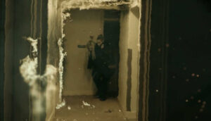 Fire scene from I Saw Black Clouds (2024)
