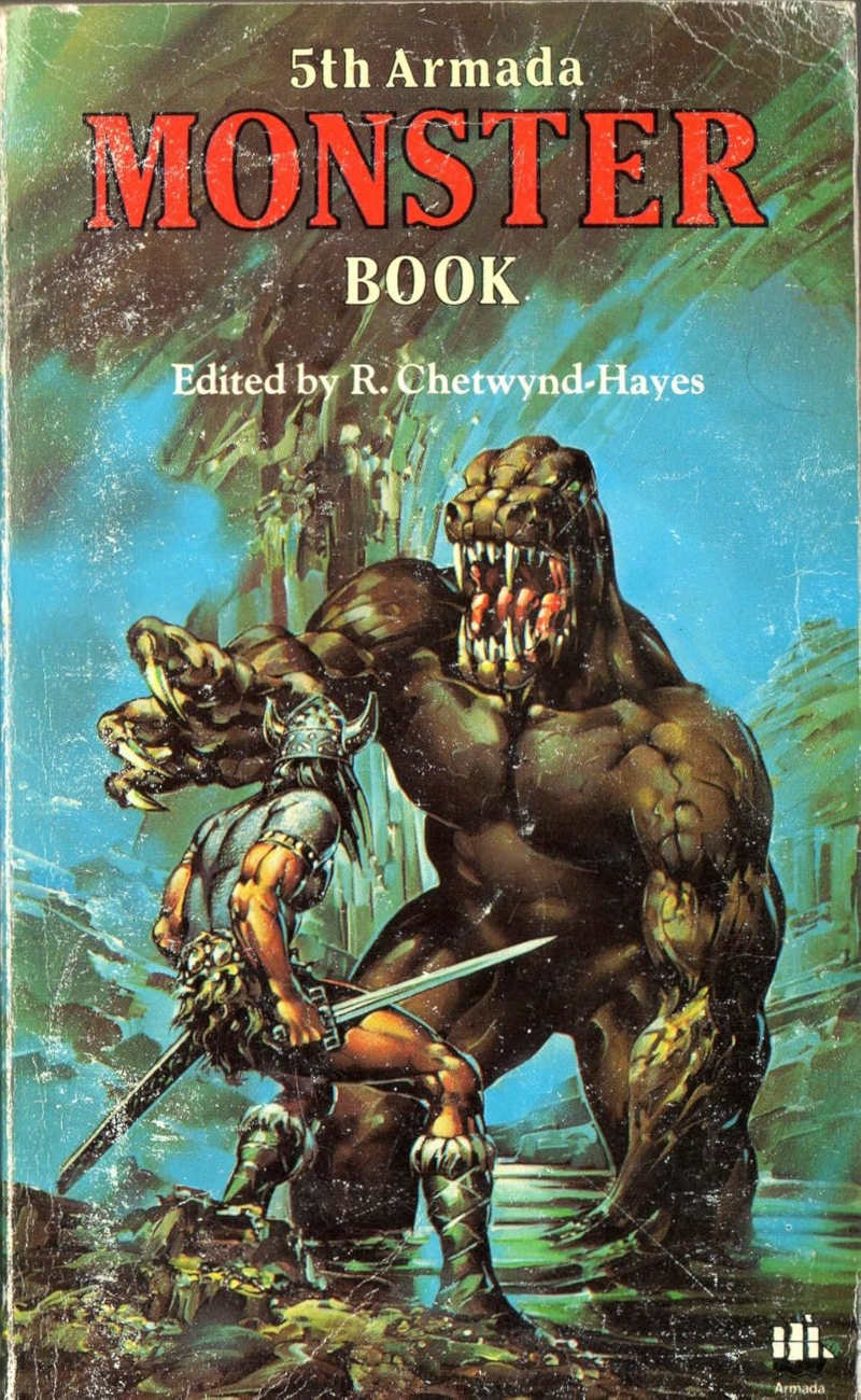 The Armada Monster Book 5 (Cover Featuring a Barbarian About to Fight a Huge Monster