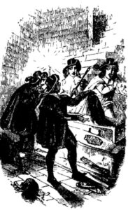 Original illustration from Varney the Vampire Chapter VIII