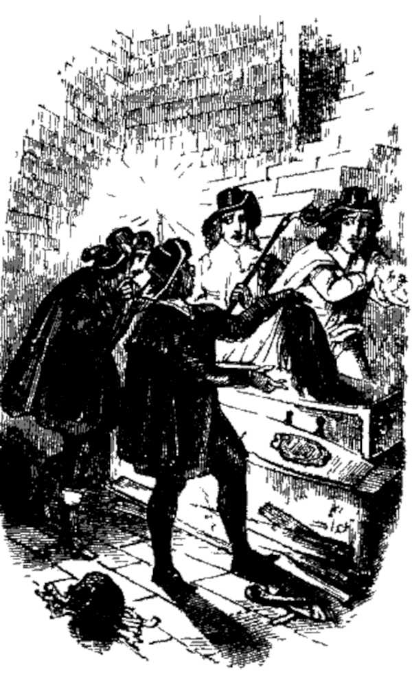Original illustration from Varney the Vampire Chapter VIII