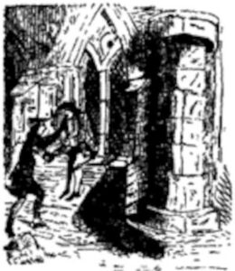 Original illustration from Varney the Vampire Chapter X