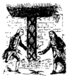 Black and white illustration from Varney the Vampire chapter XIII