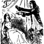 Varney the Vampire pays a third visit to Flora Bannerworth (Illustration from Varney the Vampire, chapter XX)