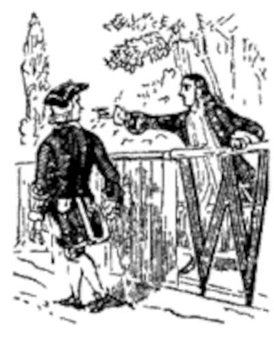 Black and white illustration from Varney the Vampire, chapter XXIV