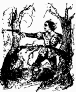 Original illustration from Varney the Vampire