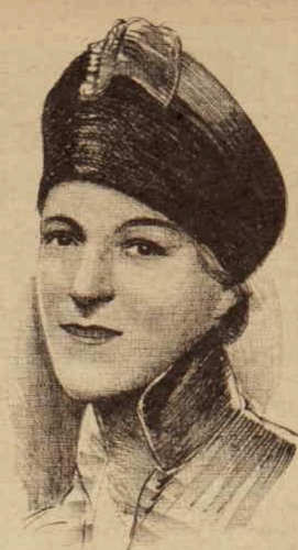 Elinor Mordaunt (1872 – 1942) Sketched portrait of the author Elinor Mordaunt (1872 – 1942)