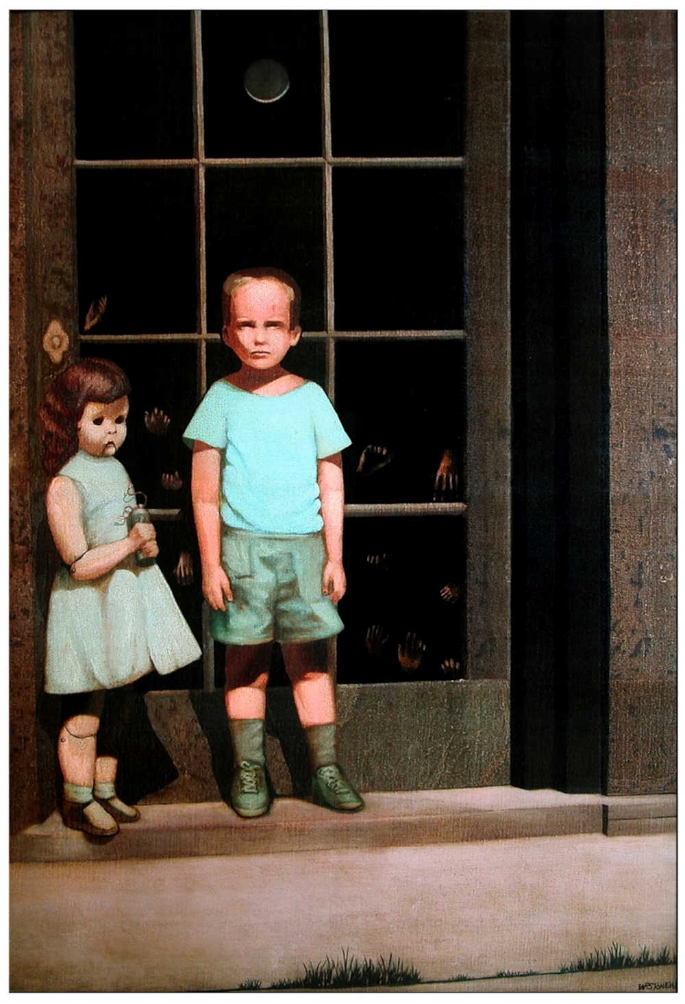 Picture of The Hands Resist Him Painting The Hands Resist Him (eBay haunted painting)