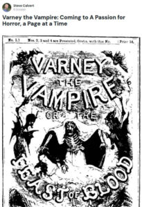 Picture of the book cover for Varney the Vampire