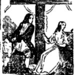 Black and White Illustration from Varney the Vampire, chapter XXVII