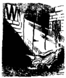 The lonely prisoner in the dungeon (illustration from Varney the Vampire, chapter XXIX)