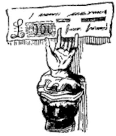 The £1,000 (Illustration from Varney the Vampire, chapter XXXII