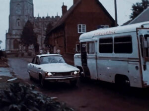 British police car and ambulance, from the 1970s