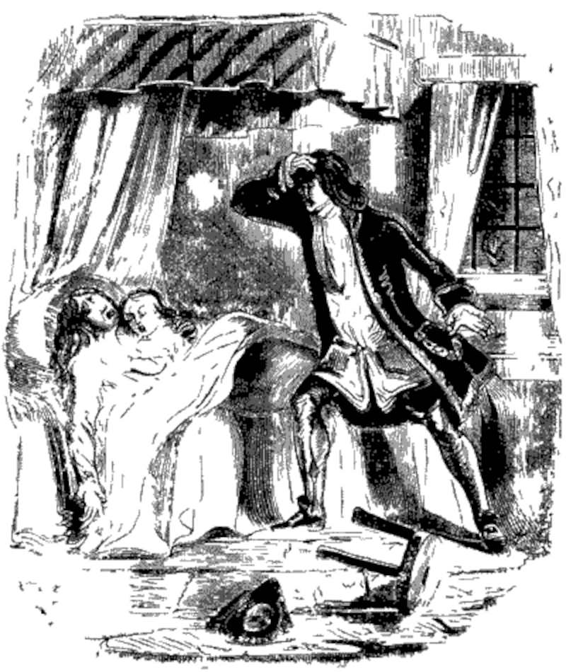 Illustration from Varney the Vampire, chapter 69