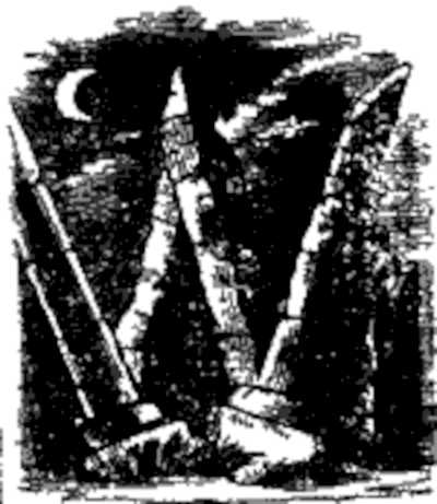 Illustration from Varney the Vampire, chapter LXVIII