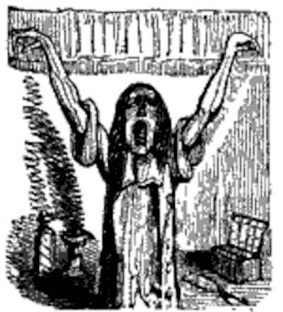 Illustration from Varney the Vampire, chapter LXXVI