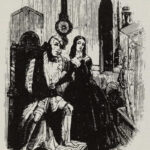 The Colonel woos Margaret (Illustration from Varney the Vampire, chapter CXXIX