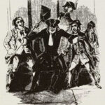 Mr. Twissel Gets Robbed (Illustration from Varney the Vampire, chapter CXXXV)