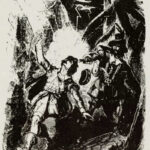 The Vampire Kills Spalatro (Illustration from Varney the Vampire, chapterCXXXVI)