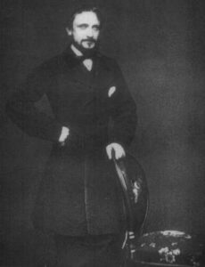 Photographic portrait of James Thomson (taken in 1860) Picture of James Thomson, author of the poem The City of Dreadful Night.